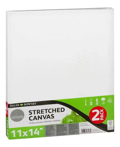 Set 2 Bastidores Lienzo Pintar Daler Rowney Simply 27.9x35.5 - daler rowney - detalle