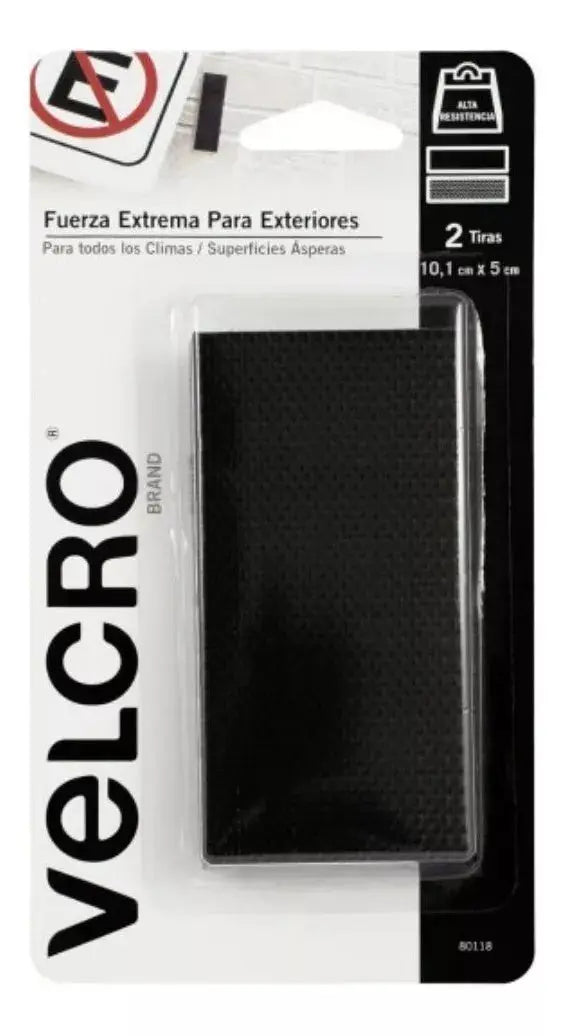 Set Tira Sujetadora Fijación Extrema Velcro Uso Rudo Blanca - Velcro - contenido