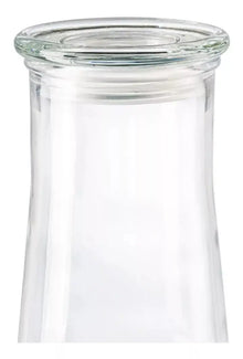 Envase Brocal Tapa Contenedor Frasco Vidrio Cristal 1.2 Lt - Vittori - vista trasera