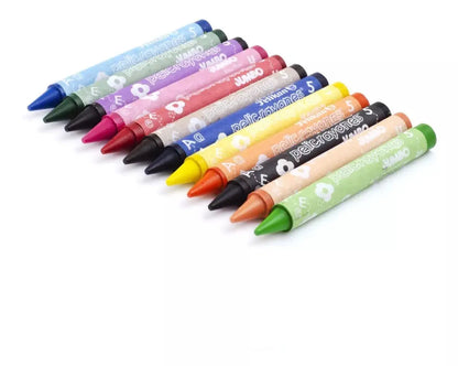 28 Crayones Redondos Cera Jumbo Bote Pelicrayones Pelikan - Pelikan