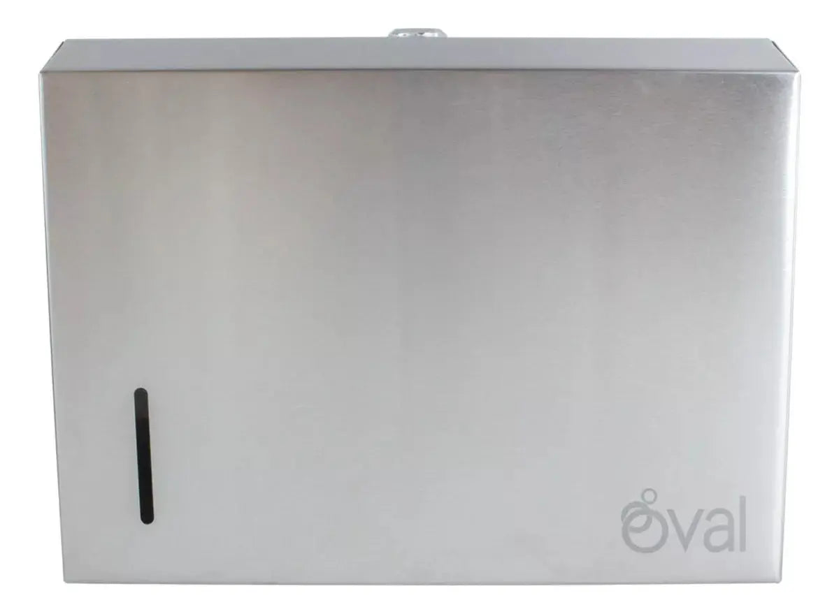 Despachador Toalla Interdoblada Oval Acero Inoxidable - Oval - detalle