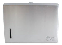 Despachador Toalla Interdoblada Oval Acero Inoxidable - Oval - detalle