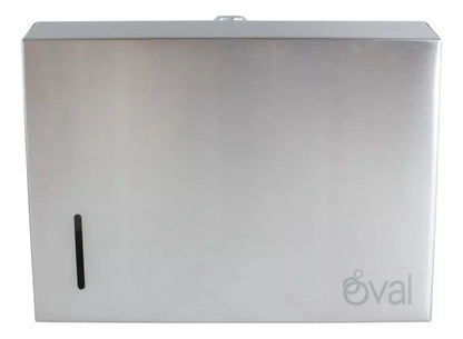 Despachador Toalla Interdoblada Oval Acero Inoxidable - Oval - detalle