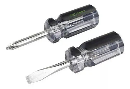 Santul 8602 Set of 2 Screwdrivers Handle Acetate Type Spout, 1/4 - Santul - vista lateral