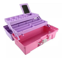 Caja Organizadora Multiusos Vanity Santul 2 Niveles Rosa - Sanhome - detalle