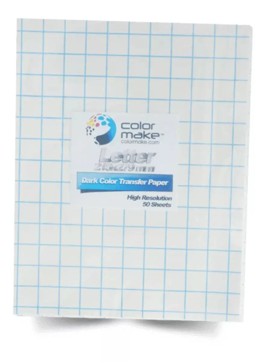 Papel Transfer Telas Fondo Oscuro 100h Carta Color Make - ColorMake