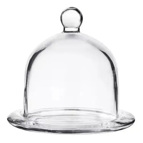 Juego 6 Bombonera Campana De Vidrio Dulcero Tapa Pastel 12cm - Vittori