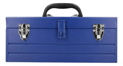 Caja Portaherramientas Metalica Foy Azul 16'' X 7'' X 6'' - Lock - detalle