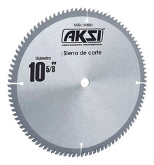 Sierra Circular Para Madera 10pulgada 80 Dientes Plata - Aksi