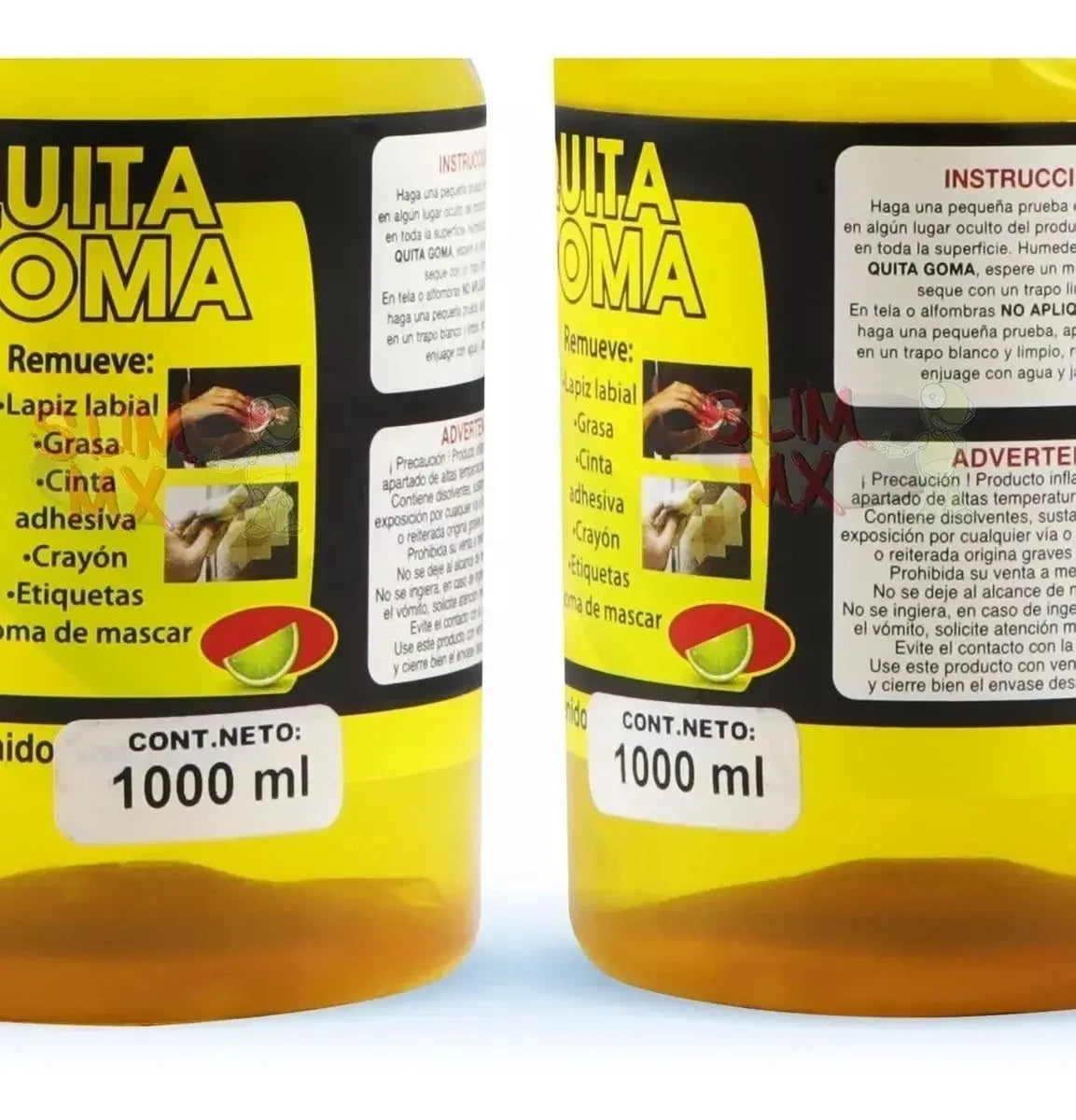 Quita Goma Poder Cítrico Liquido Grasa Etiquetas Crayon 1 Lt - Quita goma