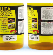 Quita Goma Poder Cítrico Liquido Grasa Etiquetas Crayon 1 Lt - Quita goma