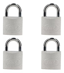 Pack 4 Candados Acero Cortos Lock 38mm Llave Estandar - Lock - vista lateral