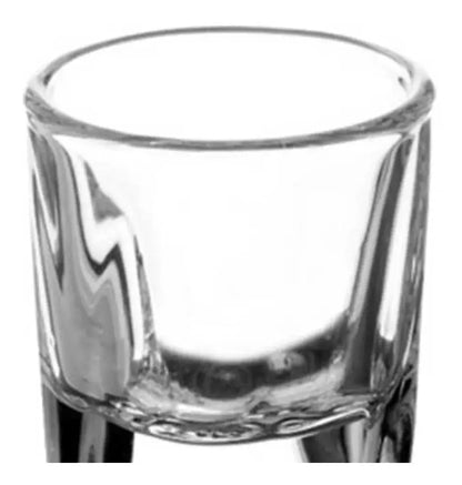 6 Pack Vaso Mini Tequilero Cuadrado Shot Mezcal Vidrio - Vittori - contenido