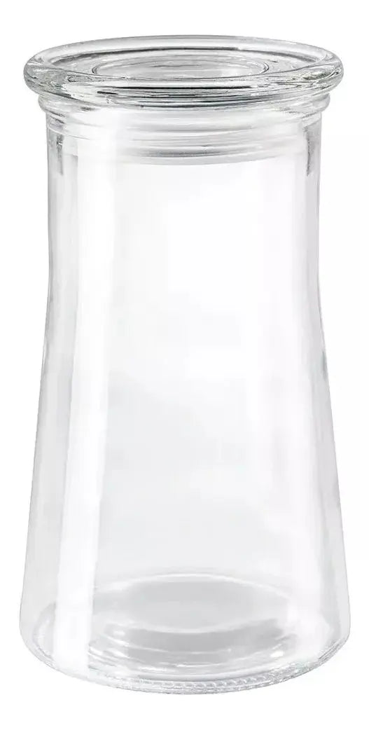 Set De 3 Frascos Especieros Vidrio Con Tapa Organizador - URREA - empaque