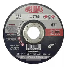 Disco Corte Acero Austromex Inox 115 X 1.2 X 22.23 Mm 50 Pz - Austrodiam - vista lateral