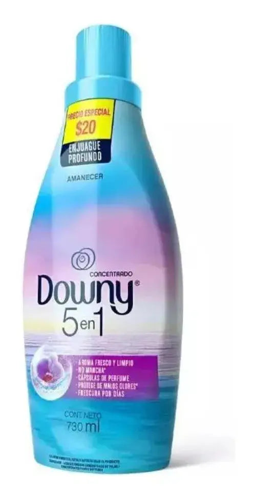 Suavizante De Telas Downy 730 Ml 5 En 1 Aroma Amanecer - roma