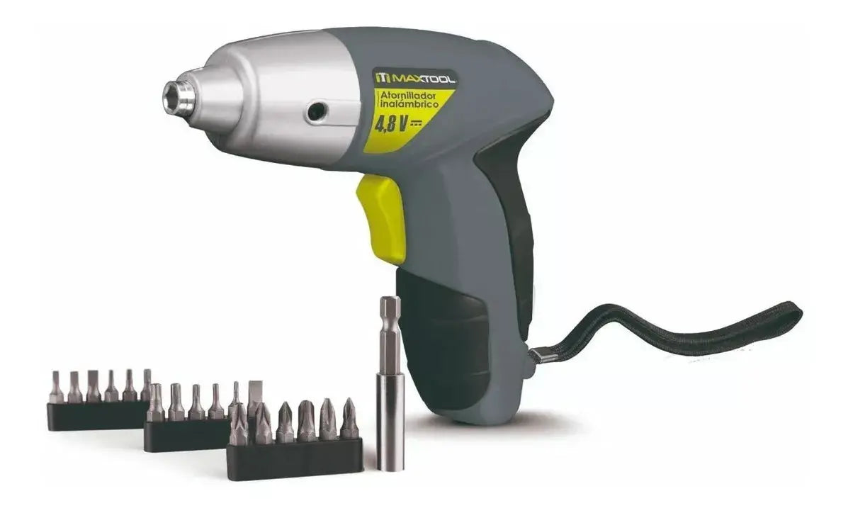 Atornillador Inalambrico 4.8v Aksi Tipo Pistola Ergonómico - Aksi - vista trasera