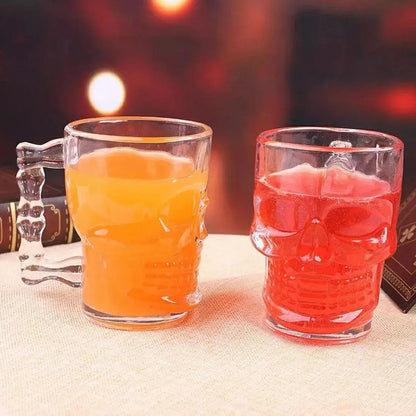 Set 6 Tarro Calavera Craneo Cervecero Michelada Grande 540ml - Vittori