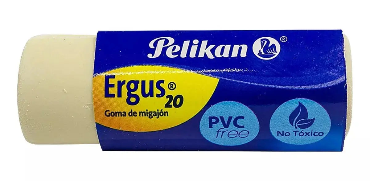 20 Goma Borrador Migajon Lápiz Escolar Pelikan Ergus20 - Pelikan - contenido