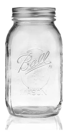 4pz Frascos Mason Jars Ball Vidrio Boca Regular 32oz Origina - marchante.shop - vista lateral