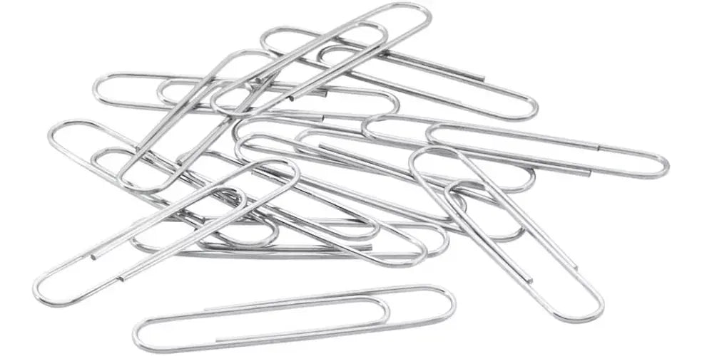 10 Cajas 100 Piezas C/u Clips Estandar Baco No.2 Inoxidable - BACO