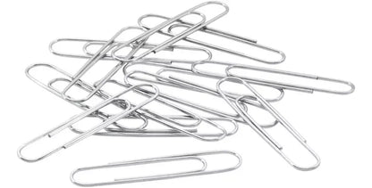 10 Cajas 100 Piezas C/u Clips Estandar Baco No.2 Inoxidable - BACO - vista lateral