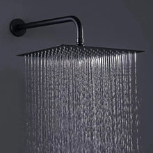 Cuello Regadera Meer 40cm Negro Mate Chapeton Acero - CNX - empaque