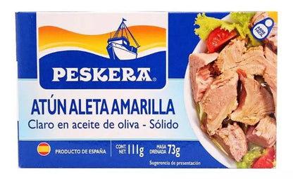 Atún Aleta Amarilla en Aceite de Oliva 111 gr - Parker - detalle