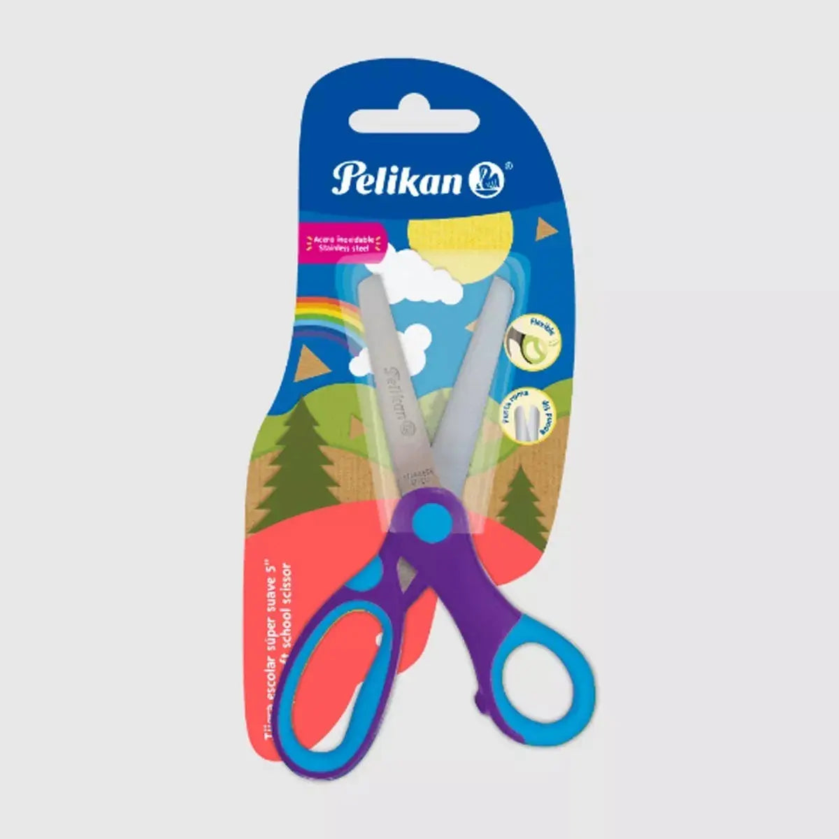 Tijeras Escolar Pelikan Punta Roma Mango Super Suave - Parker - accesorios