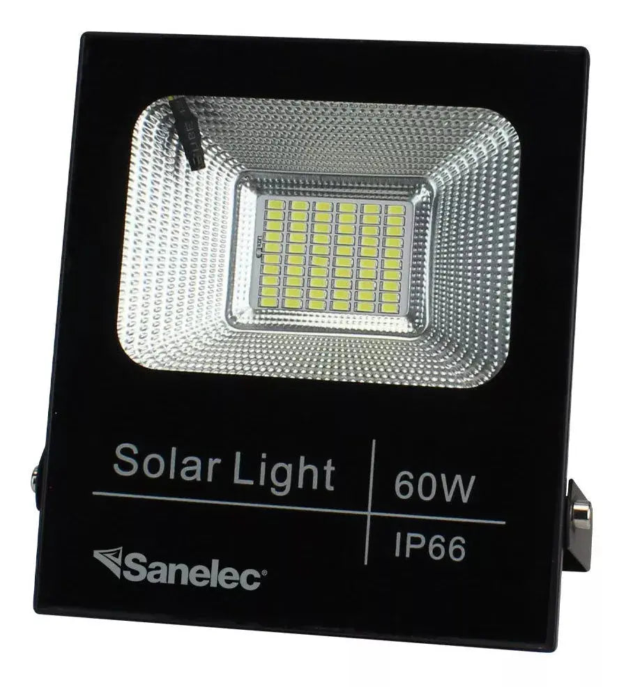 Reflector Solar Led Sanelec 60w Control Remoto Exteriores - Sanelec