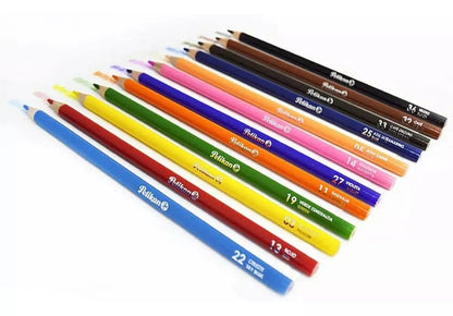 Caja 18 Lápices Colores Escolares Pelikan+sacapuntas Gratis - Pelikan - vista lateral