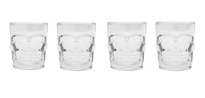 6 Pack Vaso Tequilero Shot Calavera Craneo Vidrio Escoge Mod Transparente - Vittori - empaque