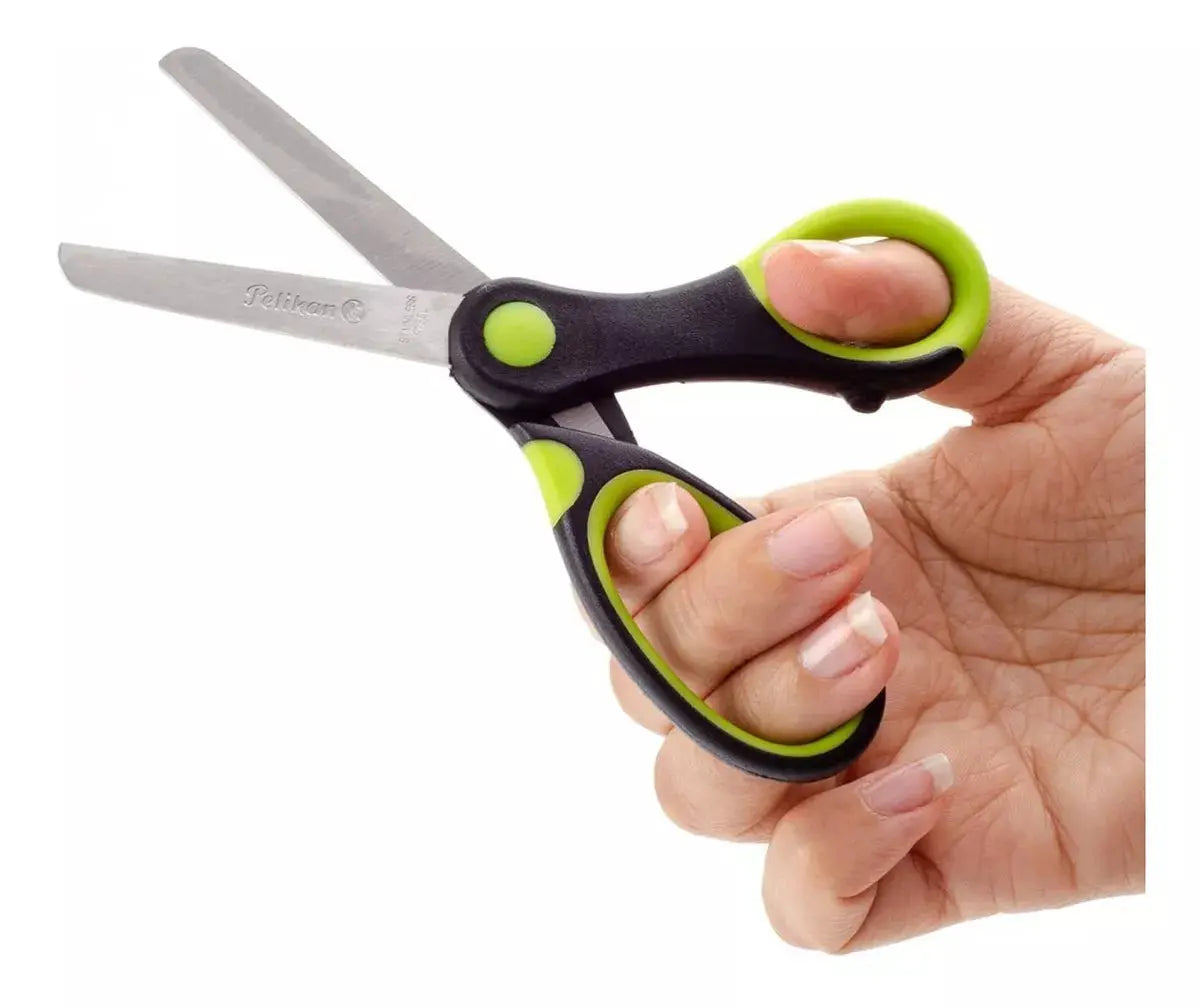 Tijeras Escolar Pelikan Punta Roma Mango Super Suave - Parker