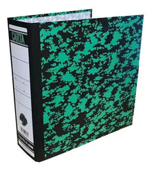 Carpeta Registrador Lefort Tamaño Carta Verde Marmoleado - Azor - empaque