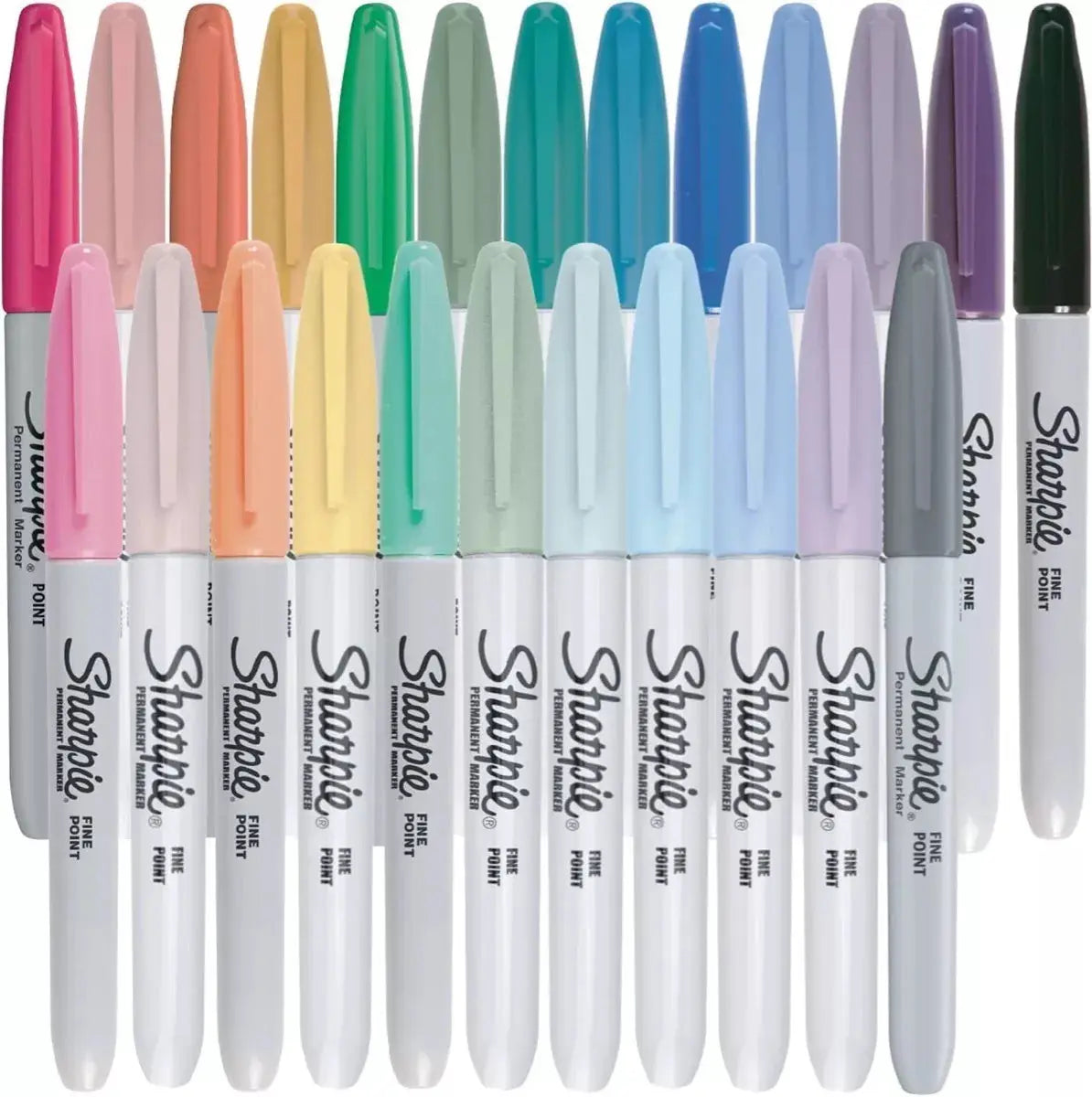 Marcadores Permanentes Sharpie Colores Misticos Punta Fina 24 Piezas - Sharpie - accesorios