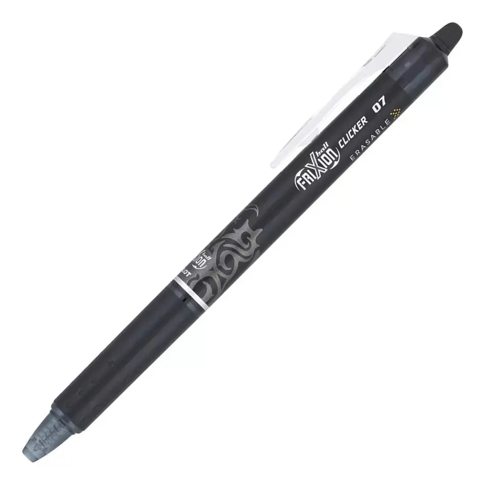 2 Plumas Pilot Frixion Clicker Retractil Tinta Borrable Gel Negro - Pilot
