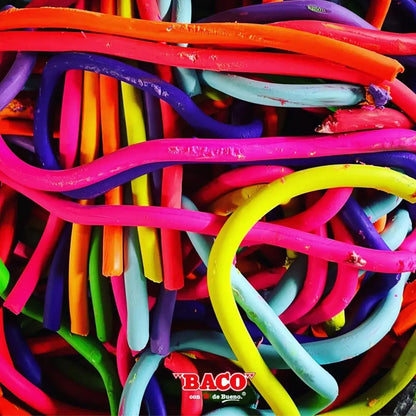 5 Cajas Con 10 Barras Plastilina Baco Colores Surtidos 12 Cm - BACO - detalle