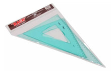 Juego Escuadra Baco 45º 60º 30cm Medida Semiprofesional - BACO - vista lateral