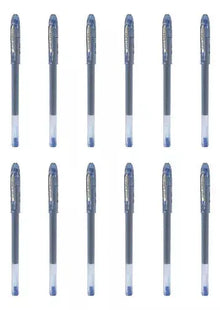 12 Pz Boligrafo Super Gel Pilot Punto Fino 0.7mm Azul - Pilot
