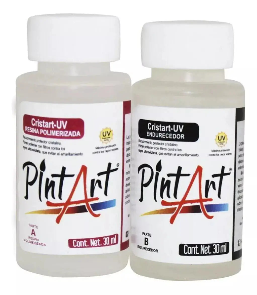 Resina Cristart Ultravioleta (a+b) Pintart 30ml Epoxica - Roel
