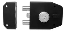 Cerradura Sobreponer Future Resv. Inv. Texturada Negro Tover - Tover - detalle