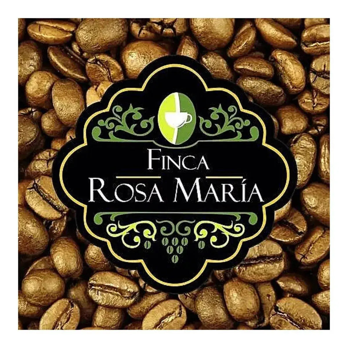 Café En Grano Tostado Gourmet Premium De Chiapas 1 Kg - finca rosa maría - vista lateral