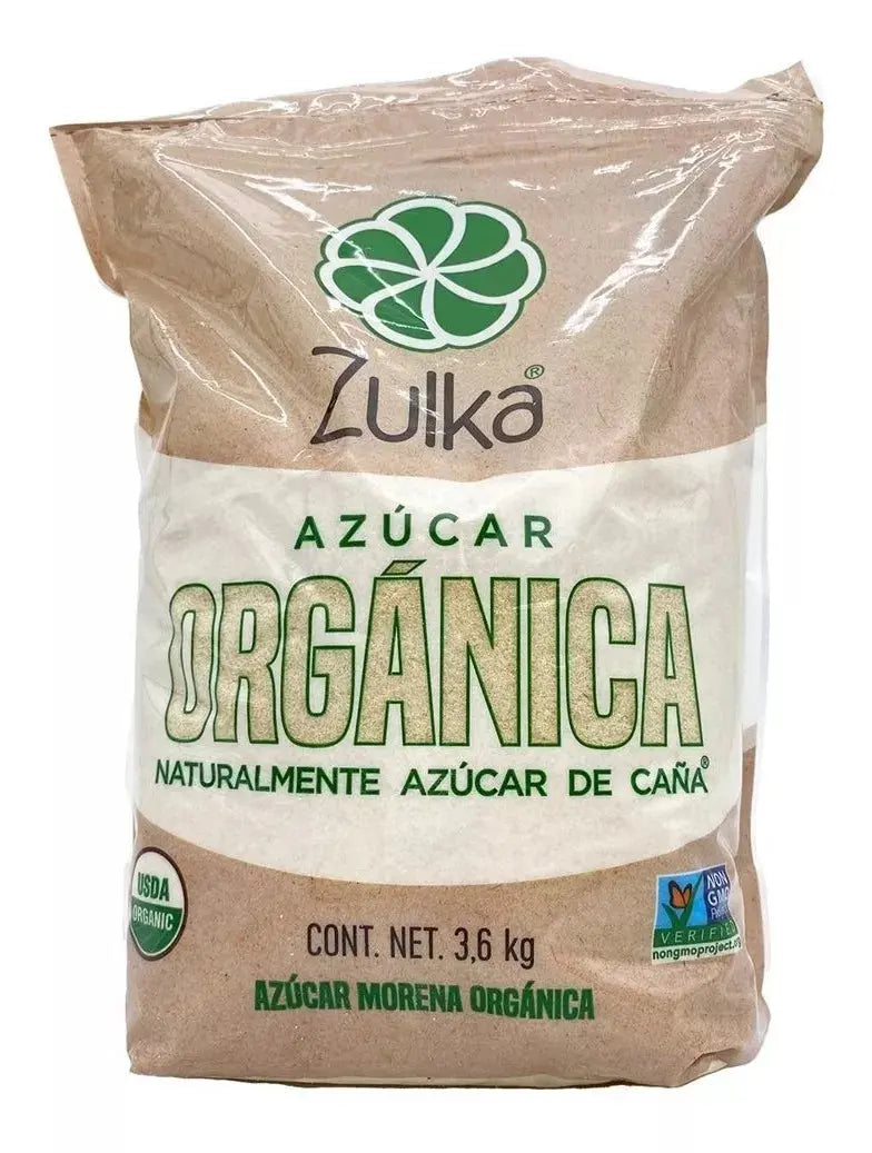 Azúcar Orgánica Zulka 3.6 Kg - KCTS - vista lateral