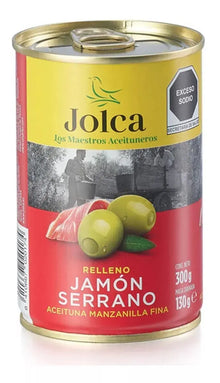 Aceituna Rellena de Jamón 300g - Cesarfer - detalle
