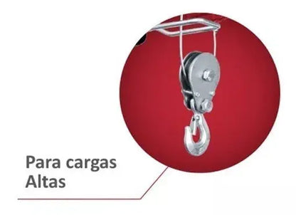 Polipasto Eléctrico Cap. 200/400kg Indust (cable 1.5) 197701 - Aksi - vista lateral