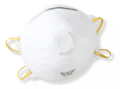 10 Pzs Mascarilla Blanca Valvula Cabel Cubre Boca Respirador - Cabel - vista lateral