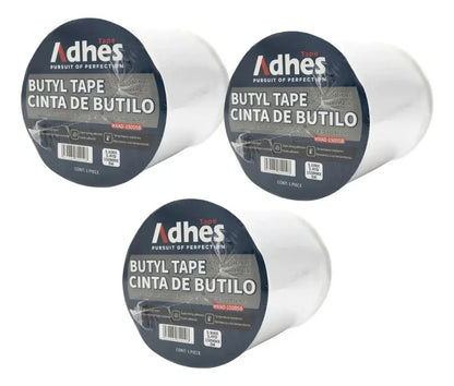 Pack 3 Cinta Butilo Adhes Reparacion Contra Agua 150mm X 5m - ADHES - vista trasera