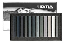 Set 12 Gis Pastel Duro Tonos Grises Lyra Polycrayon Dibujo - lyra