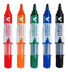 Set Plumones Pizarrón Blanco Pilot Vboard Master + Repuestos - Politec - empaque