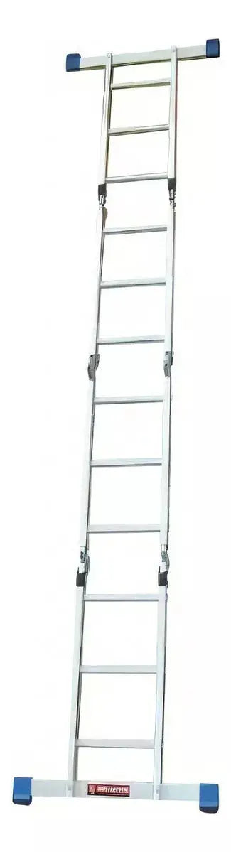 Escalera De Aluminio Multipropósito Peldaños 706756 Plateado - Politec - empaque